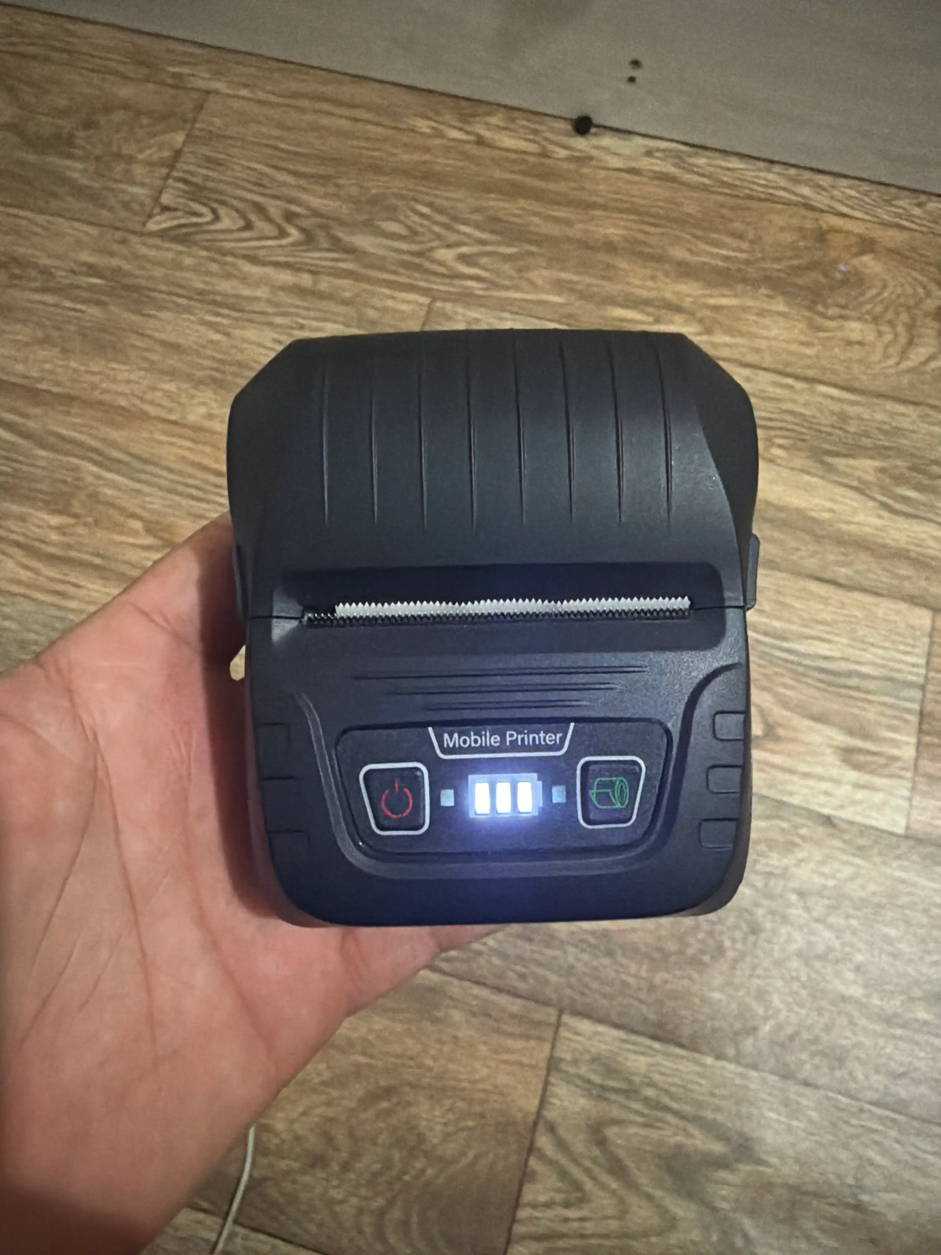Termoprinter SINMARK SK58 chek va shitrix etiketkalar uchun, Bluetooth boshqaruvi bilan