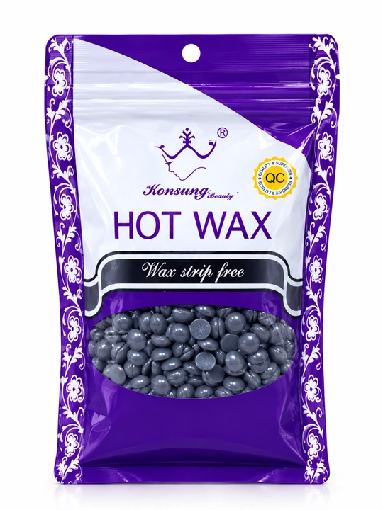 Konsung Beauty Hot Wax depilyatsiya uchun issiq mum granulalari, tasmasiz, 100 g