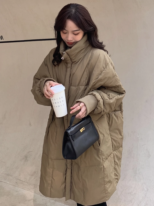 Куртка женская оверсайз, утеплённая, свободного кроя — UNCHA STORE