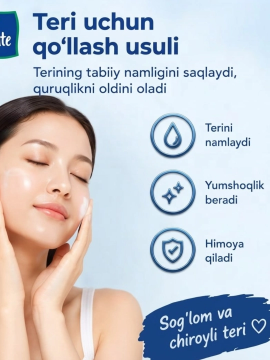 100 ml toza kokos moyi, soch va tana uchun ozuqaviy va namlantiruvchi moy