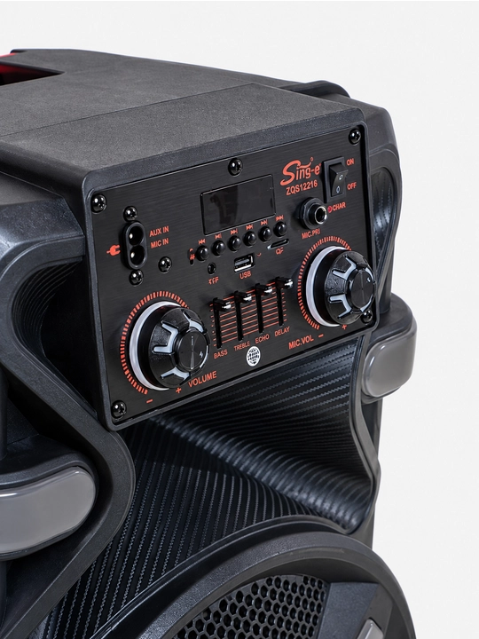Katta simsiz kalonka, mikrofonli karaoke bluetooth kolonka, pultli portativ karnay