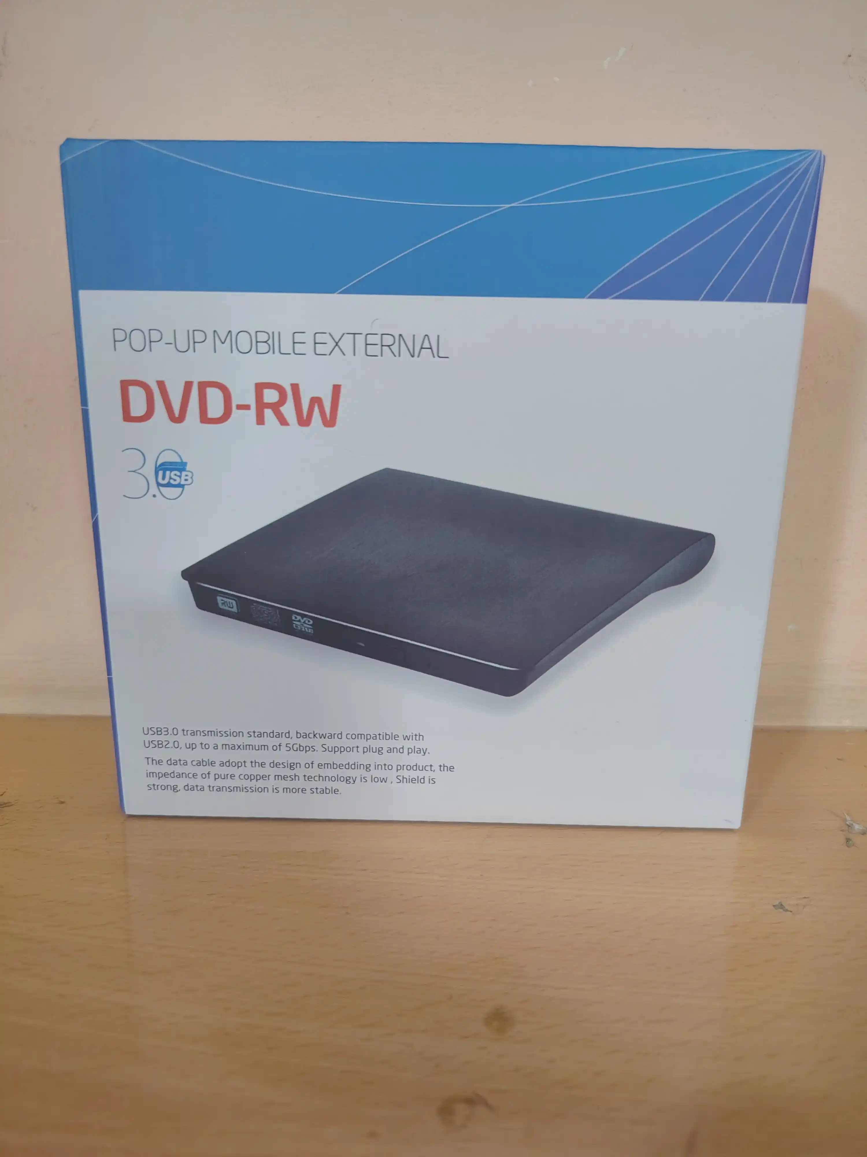 Tashqi CD/DVD disk yurituvchi USB  Hud Type-C, o‘qish va yozish