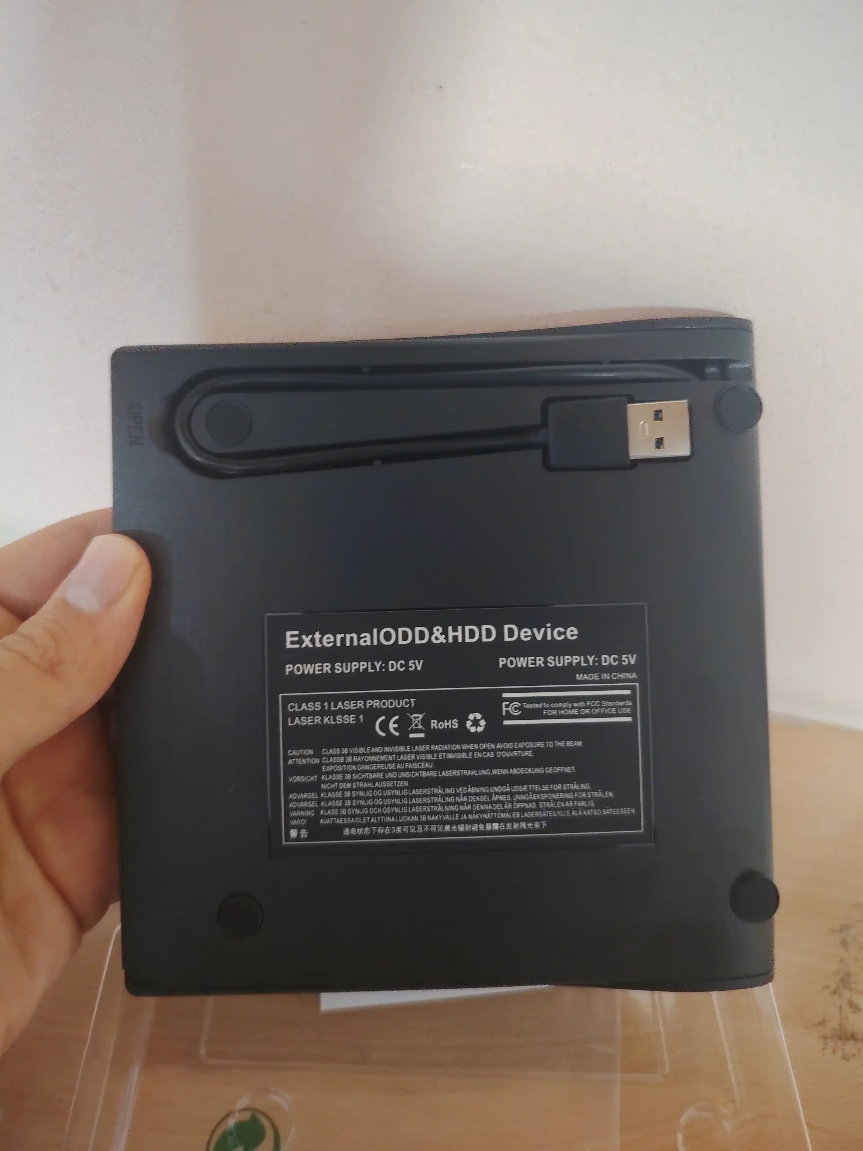 Tashqi CD/DVD disk yurituvchi USB  Hud Type-C, o‘qish va yozish