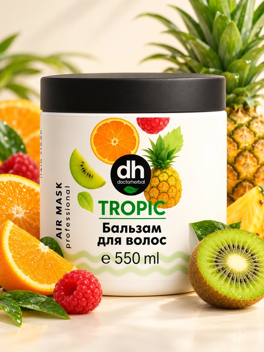 Бальзам для волос Doctor Herbal Black Barry, 550 мл,  1000 мл - 