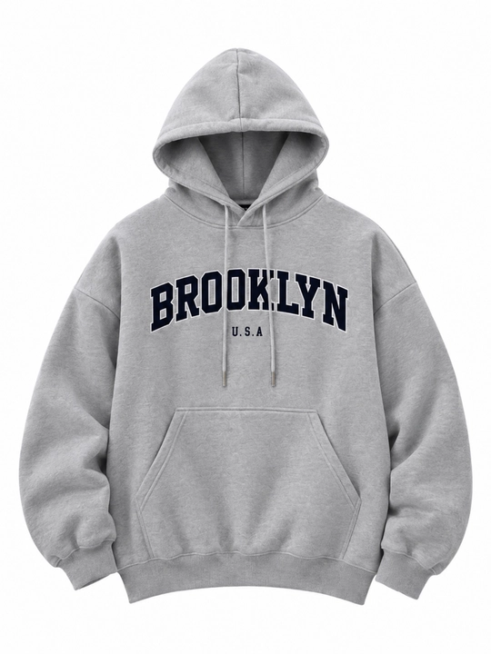 Оверсайз худи, Мужское худи, Худи с капюшоном, Худи Brooklyn - 