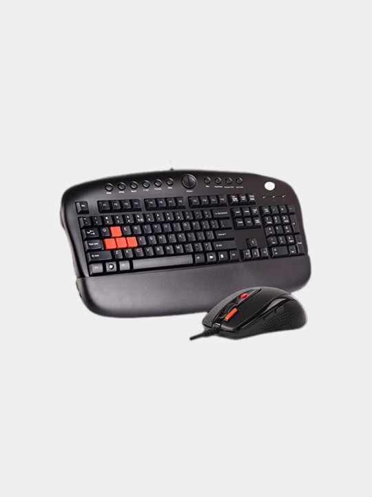 Geymer klaviatura va sichqoncha A4TECH X7 KX-2810BK, simli USB to‘plam