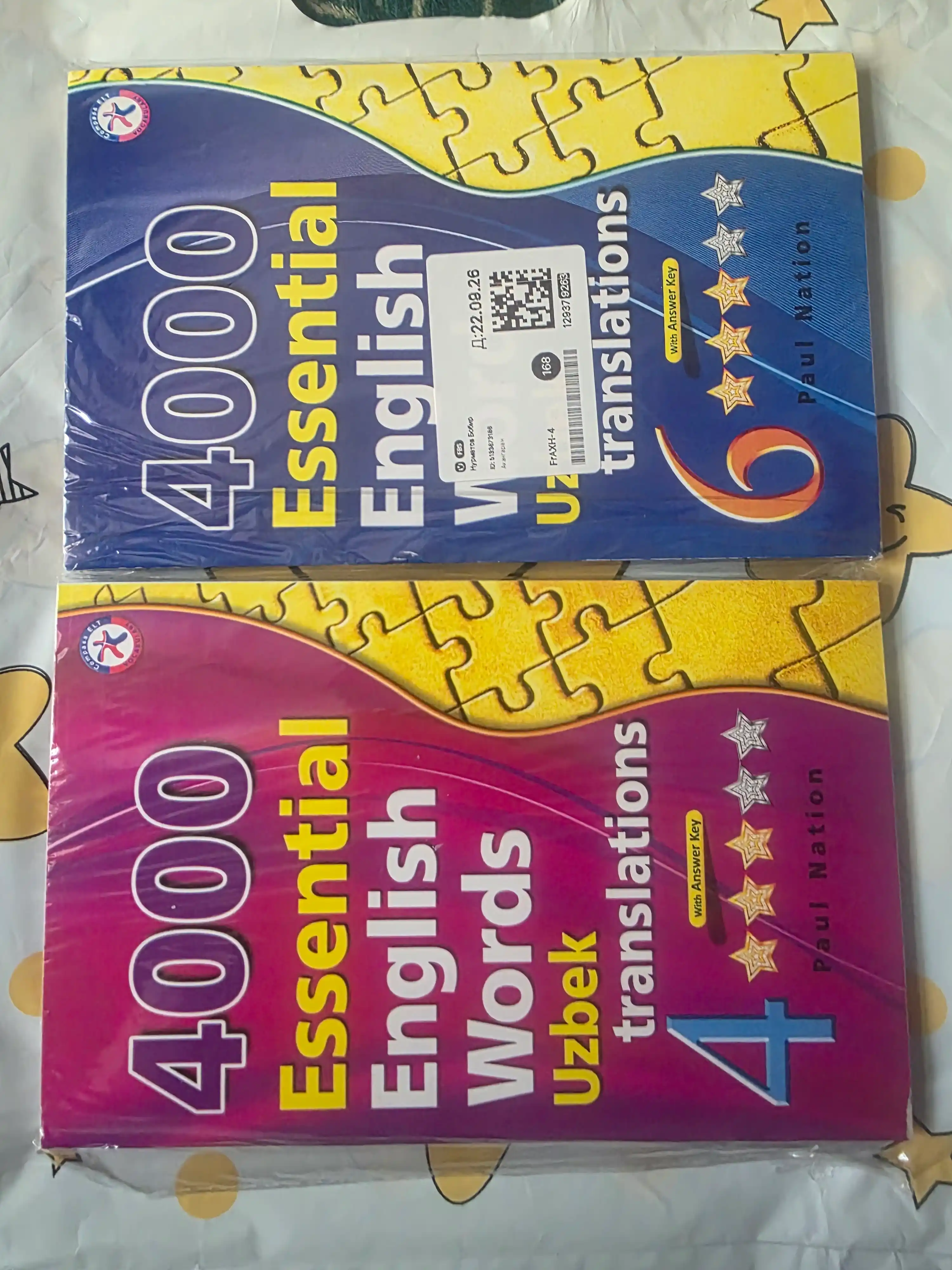 4000 Essential English Words 1, 2, 3, 4, 5, 6 Uzbek translations