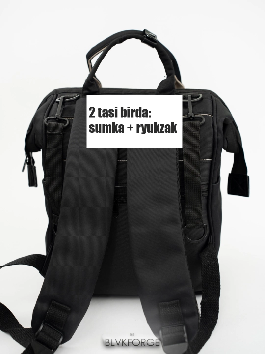 Сумка-рюкзак для мамы 2 в 1, женский городской рюкзак с каркасом, вместительный органайзер