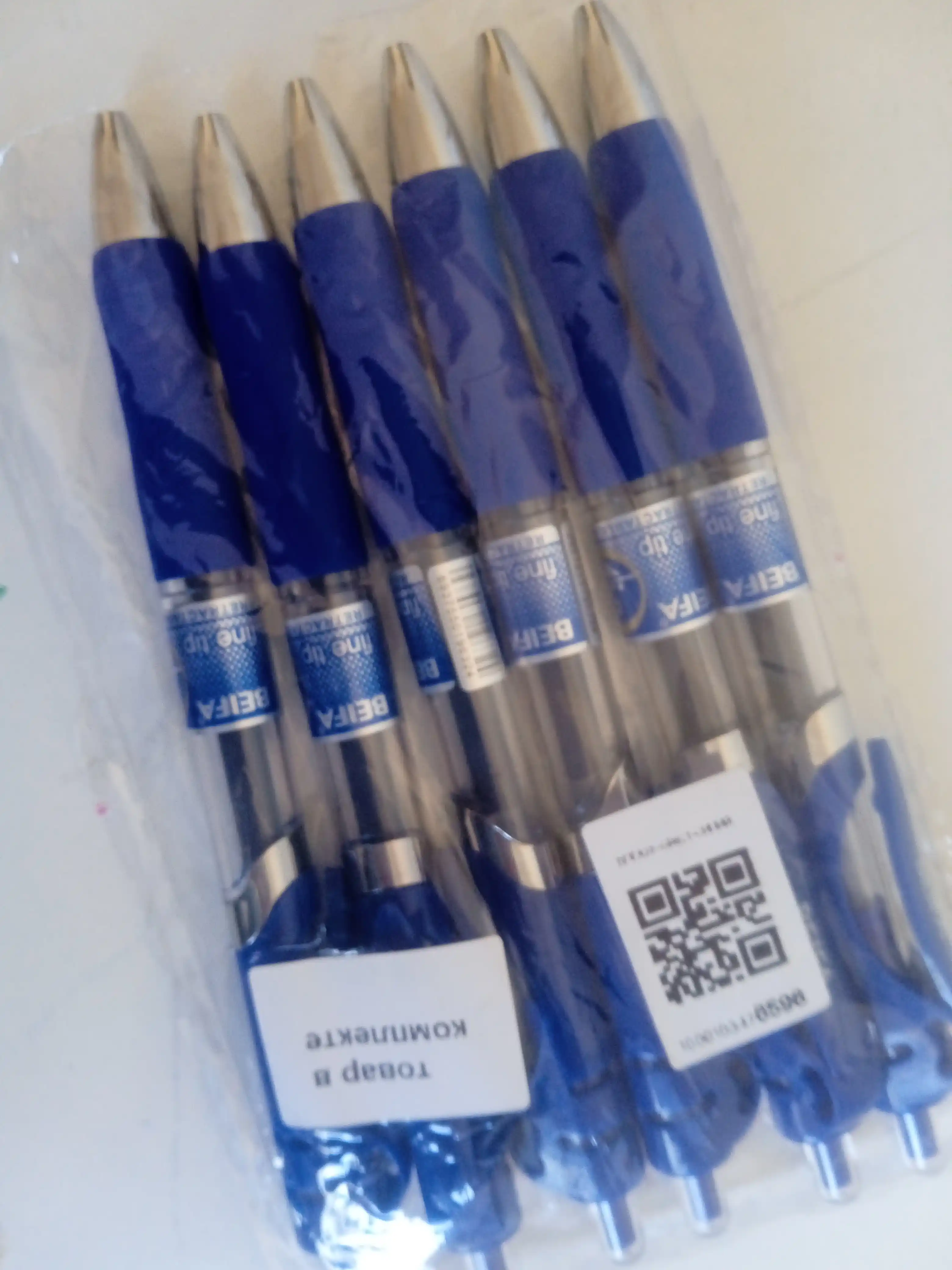 Gel ruchka Beifa GP801-02B7, GP801-03B7, GP801-01B7, to‘plamda 6 dona