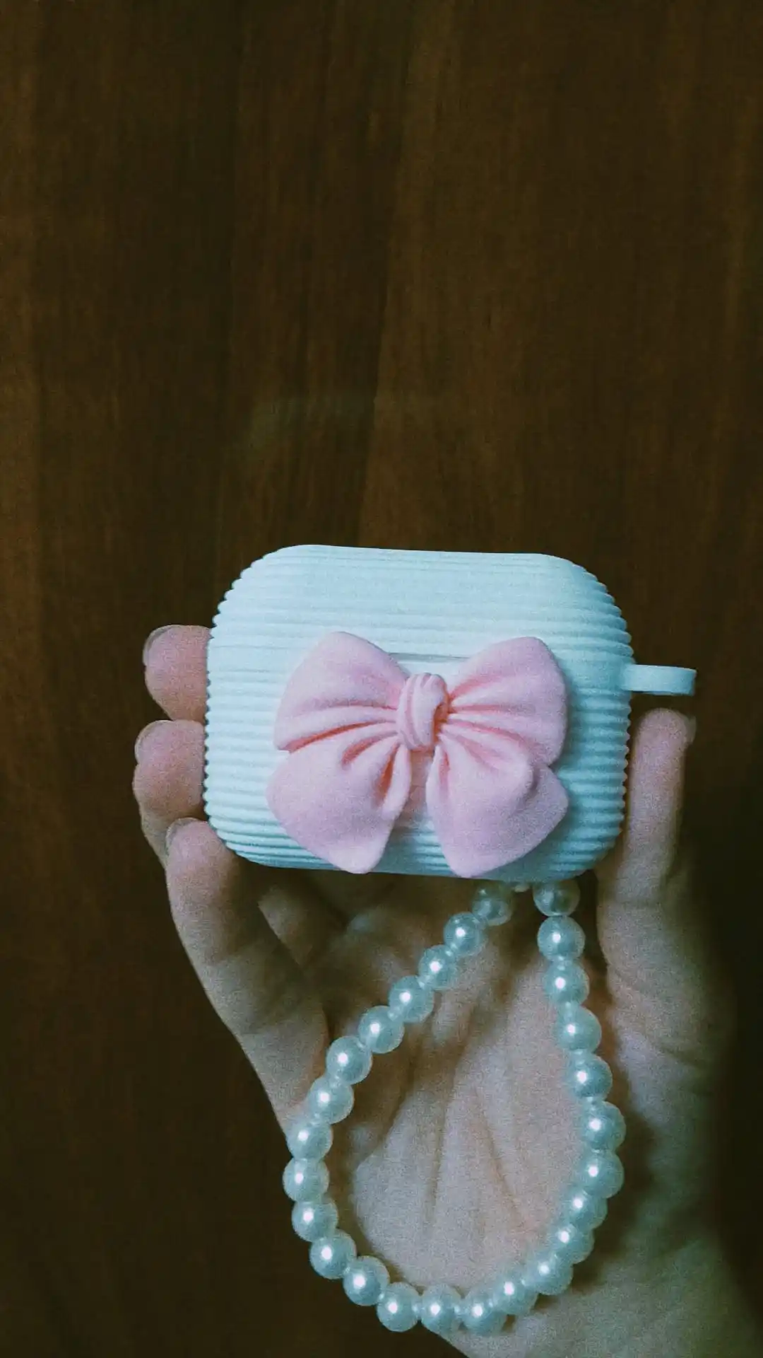 AirPods 1, 2 / Pro simsiz quloqchinlari uchun dekorativ bantli g‘ilof, 3, 4