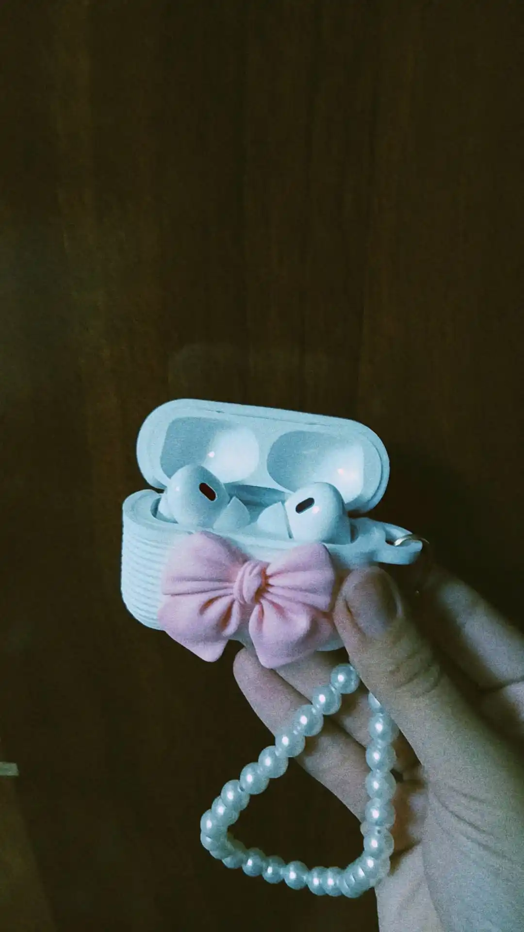 AirPods 1, 2 / Pro simsiz quloqchinlari uchun dekorativ bantli g‘ilof, 3, 4
