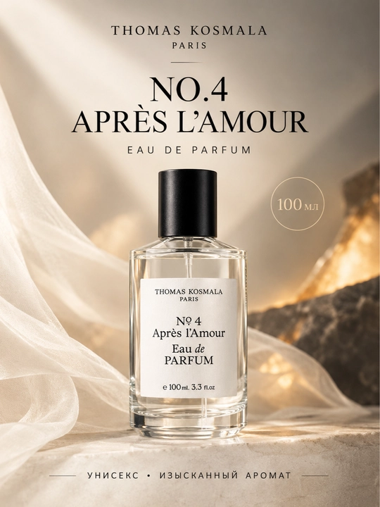 Thomas Kosmala No.4 Après L'Amour EDP 100 ml — Uniseks, uzoq saqlanuvchi nafis atir - 