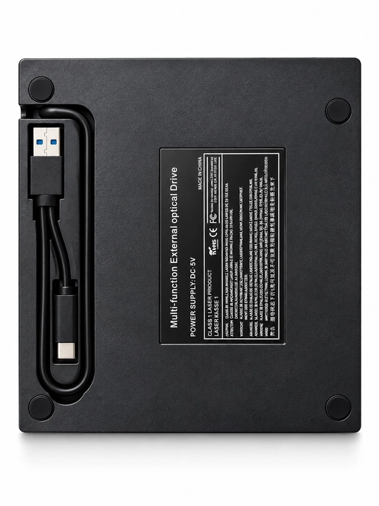 Tashqi CD/DVD disk yurituvchi USB  Hud Type-C, o‘qish va yozish