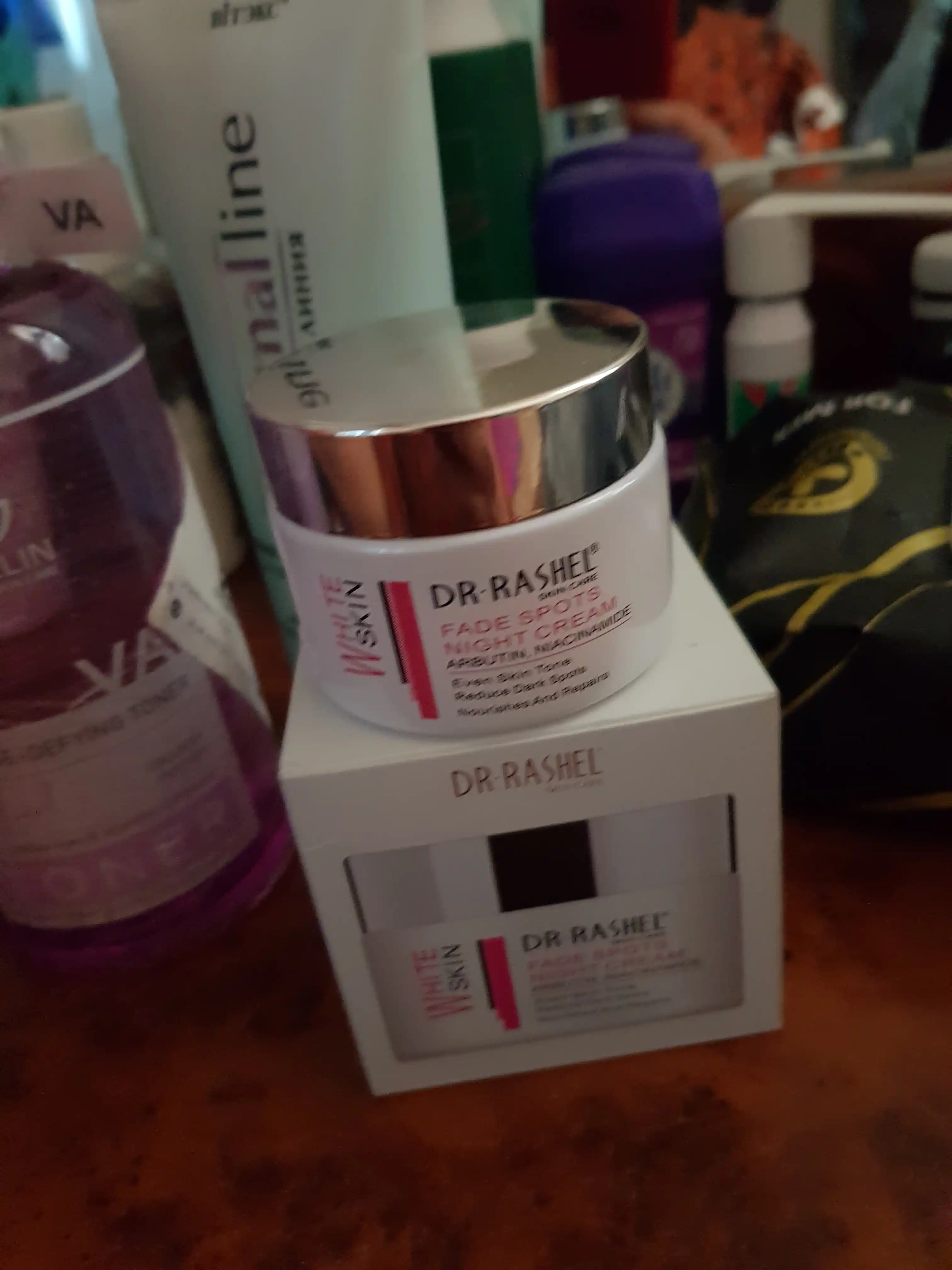 Восстанавливающий ночной крем для лица от пятен, Dr. Rashel Whitening Cream, 50 г