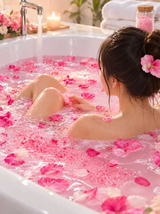 Соль для ванны BIOAQUA с ароматом клубники для нежной кожи, 430 г