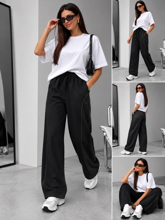 Ayollar shalvari, sport shim, triko, keng shim, jogger, baggy, oversize, ayollar kiyimi