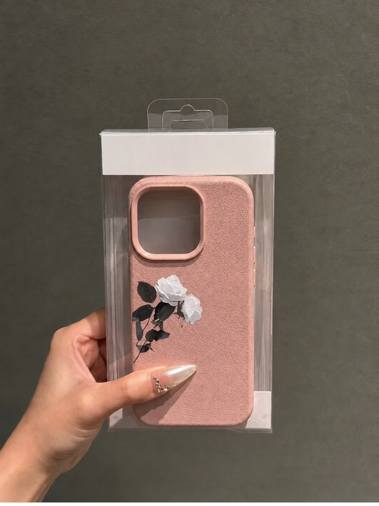 Кейс, чехол для iPhone 17 16 15 14 13  с floral текстурой красивый чехол на айфон айфон