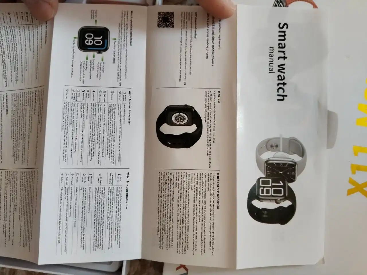 Smart Watch x series, умные часы, для мужчин и женщин, cовместим с Android и iPhone