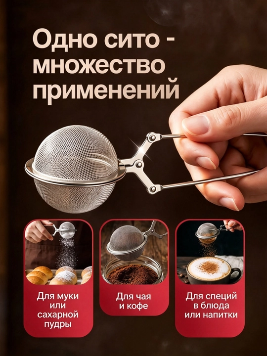 Чайное ситечко; фильтр для заваривания чая