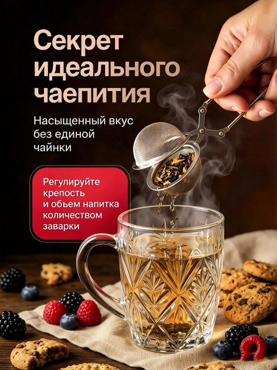 Чайное ситечко; фильтр для заваривания чая