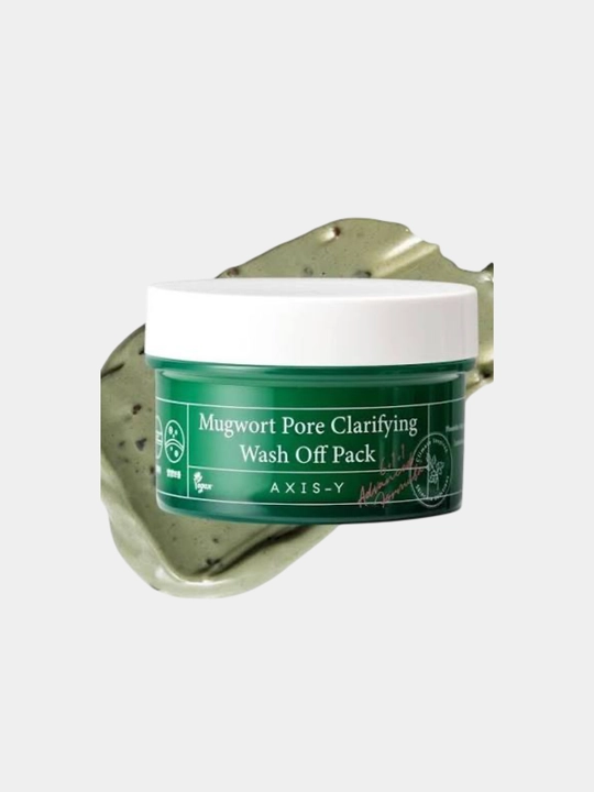 Маска для лица AXIS-Y Mugwort Pore Clarifying Wash Off Pack с полынью, очищение пор