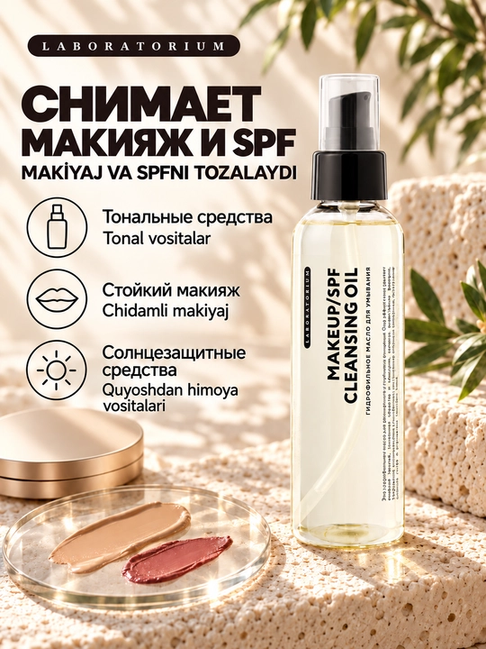 Makiyajni tozalash uchun gidrofil moy Laboratorium, 125 ml
