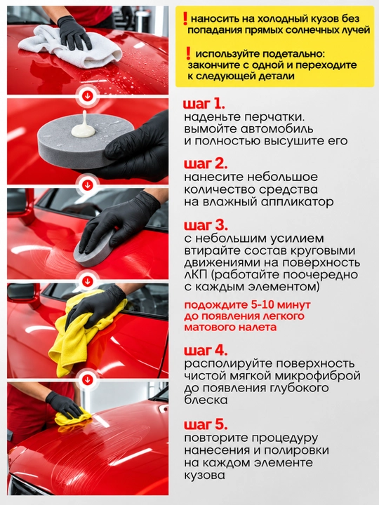 Полироль для кузова автомобиля GETSUN Rubbing Compound восстановитель цвета 230г