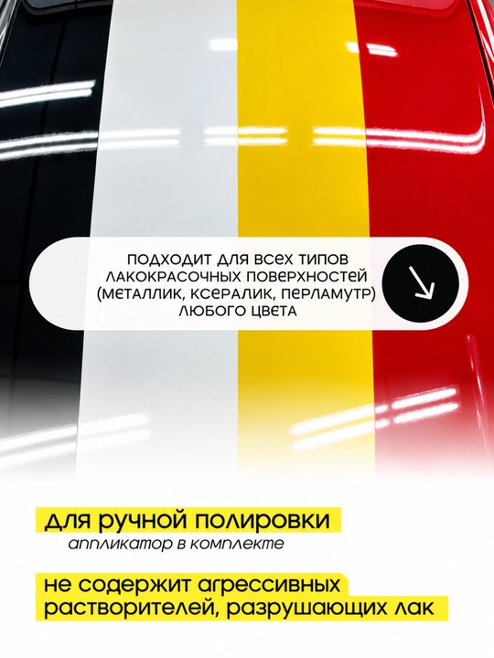 Полироль для кузова автомобиля GETSUN Rubbing Compound восстановитель цвета 230г