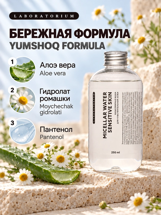 Мицеллярная вода или молочко для снятия макияжа Laboratorium