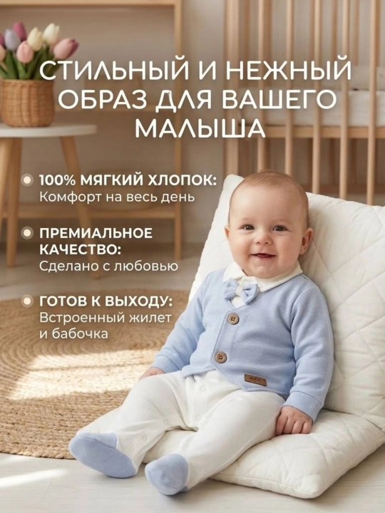 Одежда для новорожденных, детский комбинезон-слип, из 100% хлопка, для новорожденных - 