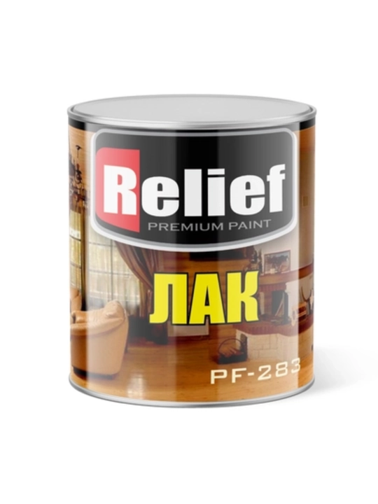 Лак Relief PF-283, 2,1 кг, защитно-декоративное покрытие для поверхностей