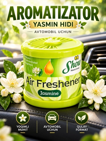 Mashina va uy uchun gel aromatizator - 