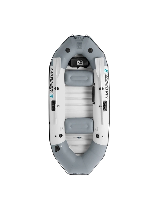 Intex 68373 «Mariner 3» puflanadigan qayig’i 297x127x46sm, alyuminiy eshlkaklari, nasos
