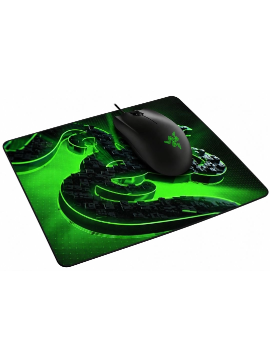 Игровая мышь Razer Abyssus Lite 6400 DPI с ковриком Goliathus Mobile Construct