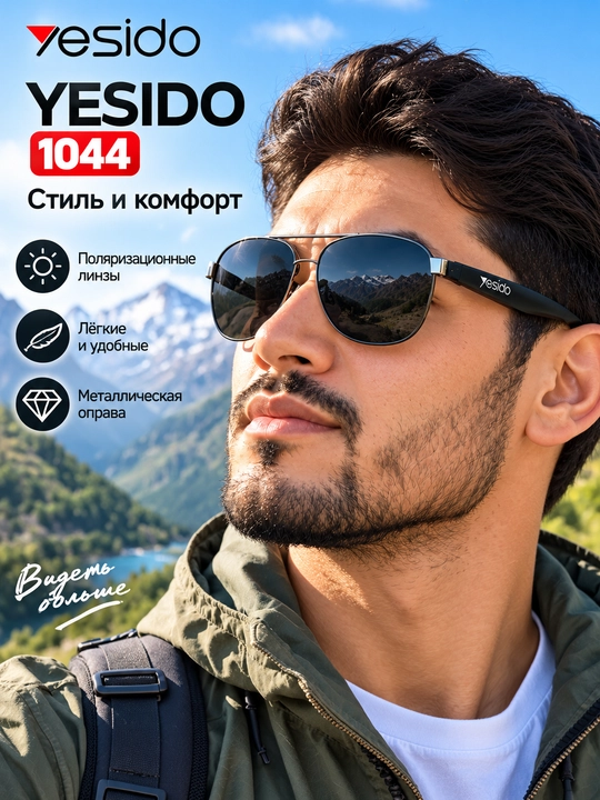 YESIDO 1044 aqlli ko‘zoynak — uslub, qulaylik va Open-Ear ovoz