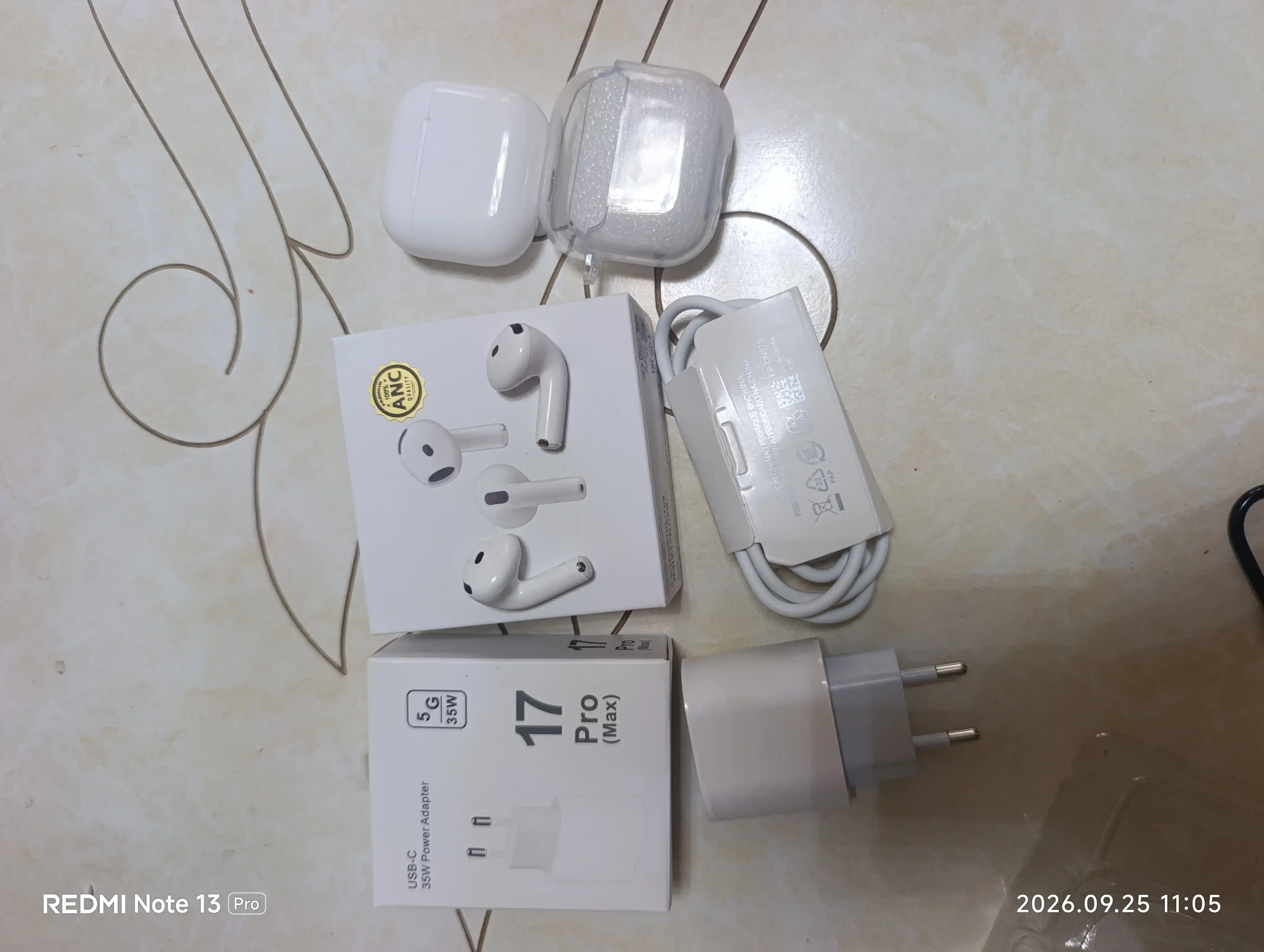 Беспроводные наушники PodsPro 4 с активным шумоподавлением, Bluetooth 5.4, чехол в подарок