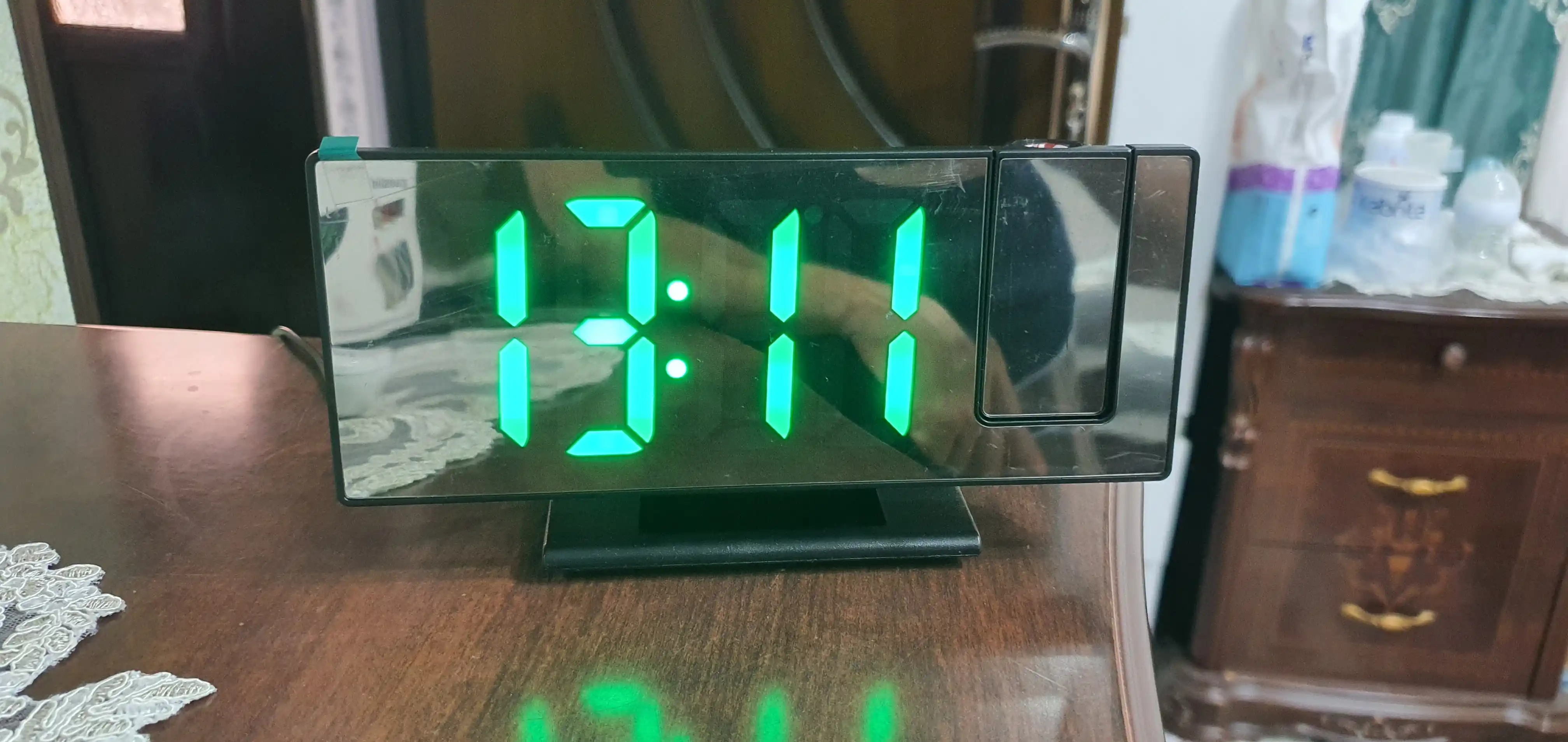 Elektron raqamli soat, budilnik, LED