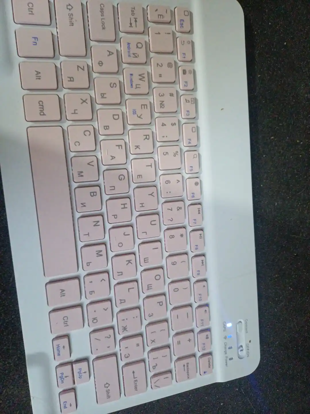 Ultra-yupqa simsiz Bluetooth klaviatura va sichqoncha to'plami Mouse Keyboard