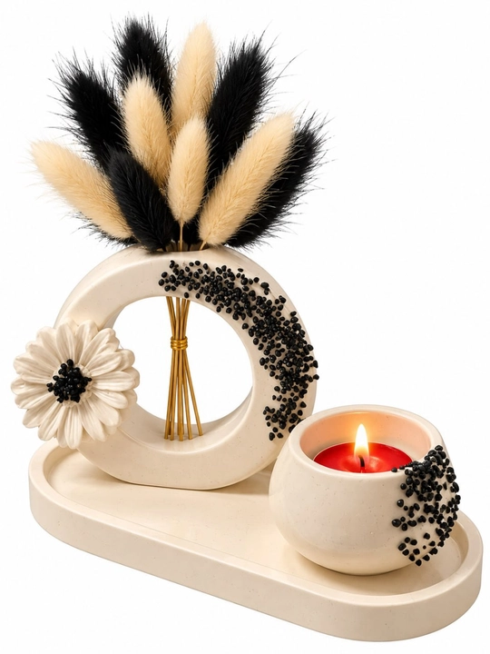 Organayzer to'plami, gipsdan shamdon, dekorativ va aroma shamlar