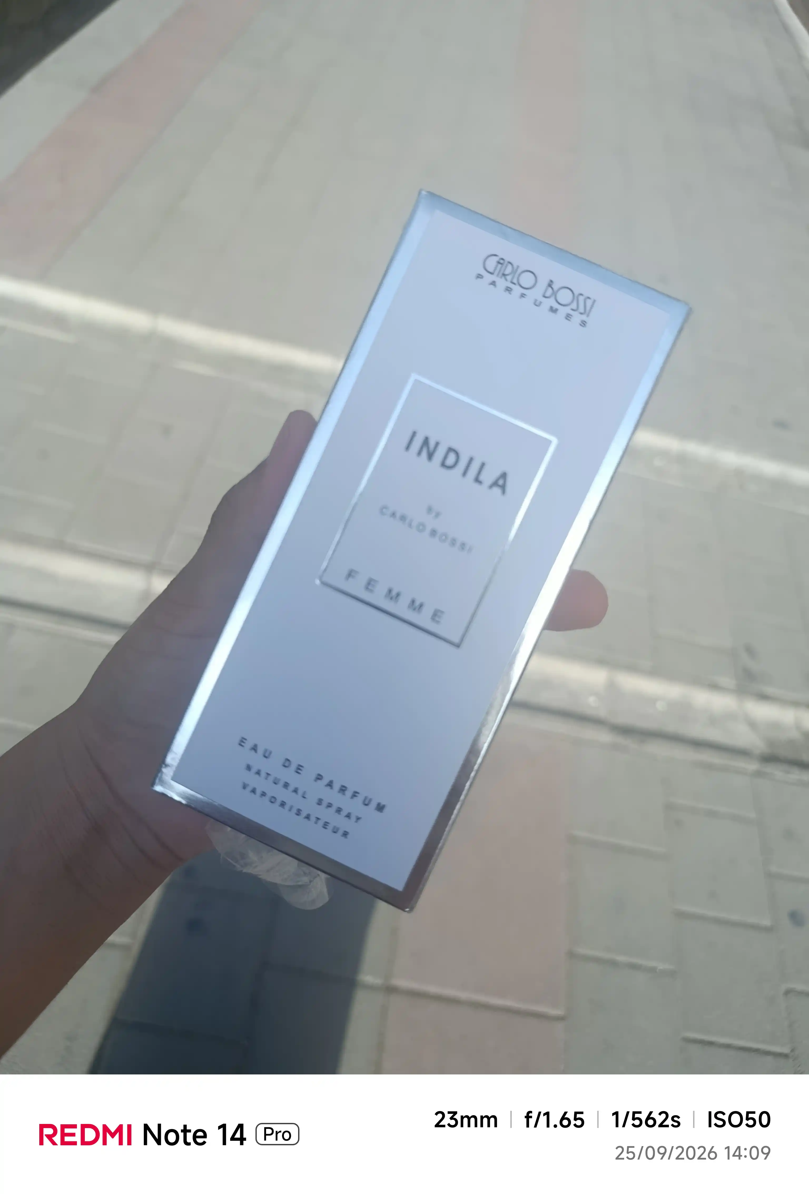 Ayollar uchun parfyumlangan suvi Indila Femme Carlo Bossi, 100 ml