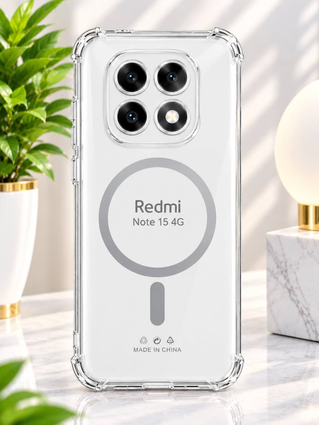 Прозрачный чехол для Redmi Note 15 4G - 