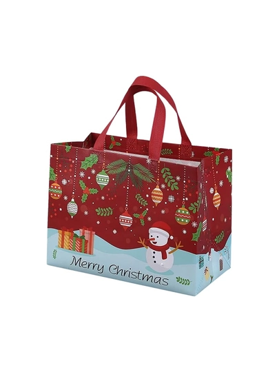 Yangi yil sovg‘a sumkasi 32×17×25 sm, katta sovg‘a sumkasi Merry Christmas