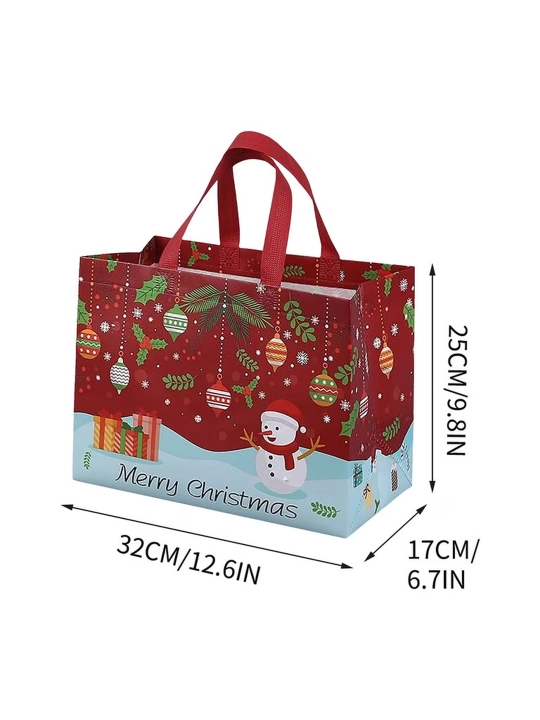 Yangi yil sovg‘a sumkasi 32×17×25 sm, katta sovg‘a sumkasi Merry Christmas