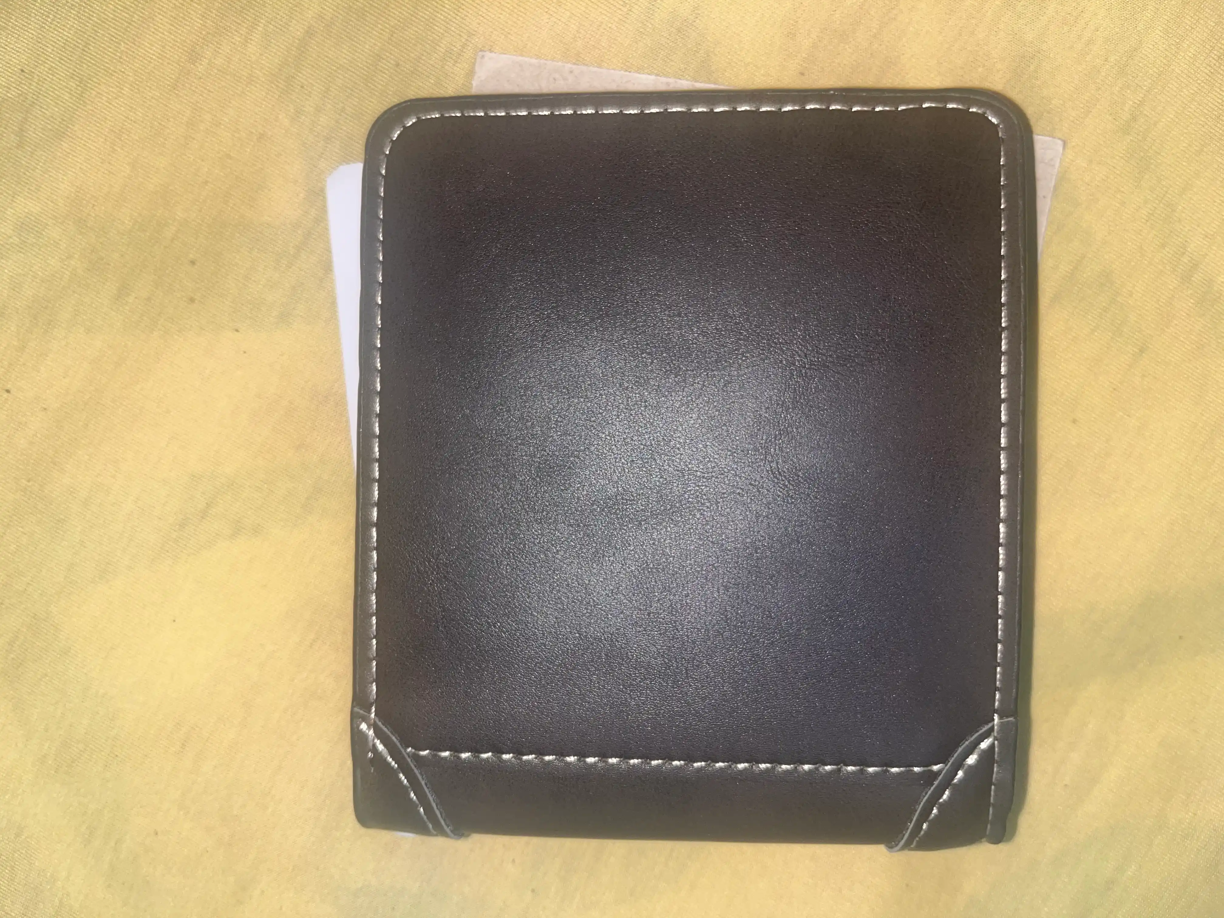 Erkaklar hamyoni, portmone, eko charm, 7 ta karta bo‘limi, 12×10 sm