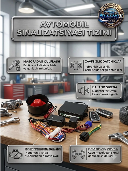 Автосигнализация Magicar Pro Series, автомобильная охранная система с LCD дисплеем, 12В