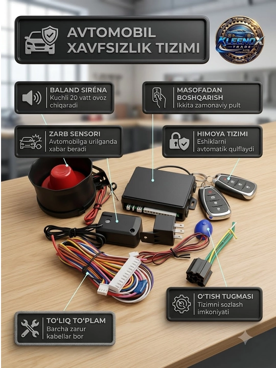 Автосигнализация Magicar Pro Series, автомобильная охранная система с LCD дисплеем, 12В