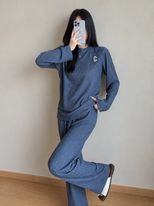 Pijama, ayollar uchun uzun yengli va uzun shimli pijama