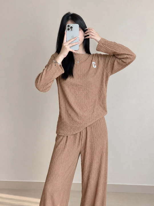 Pijama, ayollar uchun uzun yengli va uzun shimli pijama