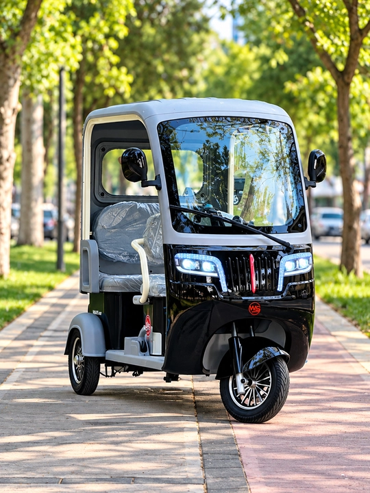 Электроскутер W/S X, 800W, 5×32Ah, гидравлическая подвеска, шины 3:10, кабина - 
