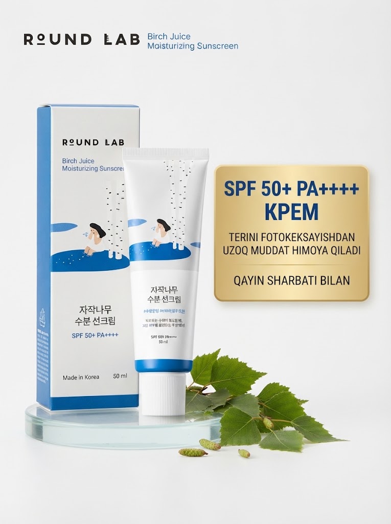Round Lab SPF50+ krem: Camellia, Tone Up, Sun Stick, Birch Juice, Mild Up, spf 50 - 